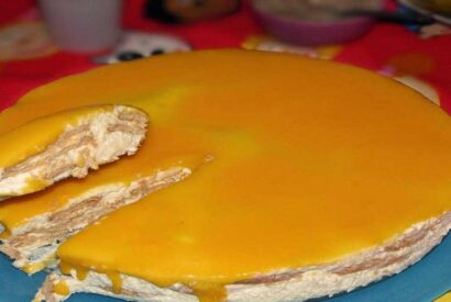Thumbnail for Tarte de natas e bolacha com cobertura de ovos moles! Maravilha.