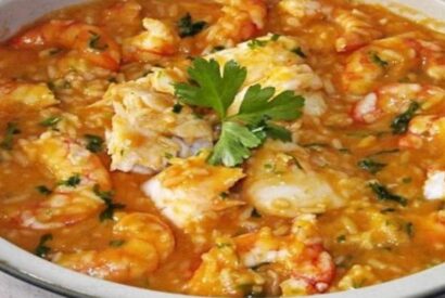Thumbnail for Arroz de Peixe e Camarão – Receita para duas pessoas