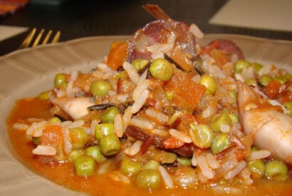 Thumbnail for Arroz de Lulas com Ervilhas e Chouriço