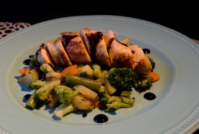 Thumbnail for Ovas de bacalhau com legumes salteados