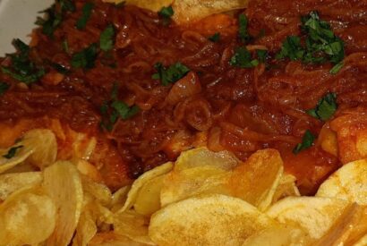 Thumbnail for Bacalhau com Cebolada de Massa de Pimentão