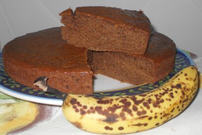 Thumbnail for Bolo de chocolate e banana- Super rápido.