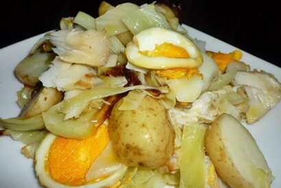 Thumbnail for Receita de Bacalhau no Forno com Couve – Facil e Deliciosa