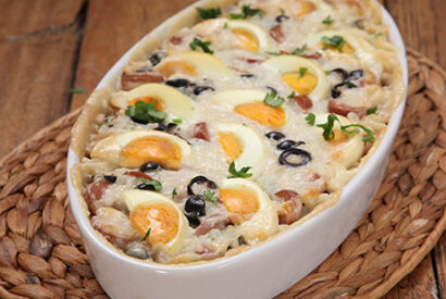 Thumbnail for Gratinado de salsichas