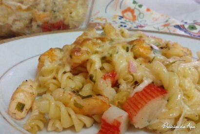 Thumbnail for Massa Espiral com Camarão e Delicias do Mar