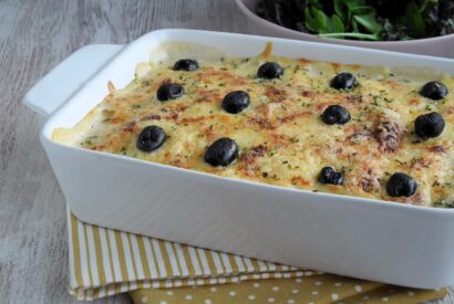 Thumbnail for Bacalhau e pescada com béchamel e queijo Emmental