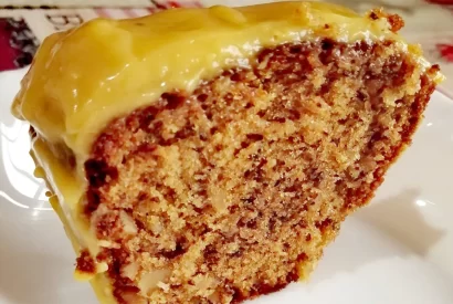 Thumbnail for Bolo de noz fofo e delicioso – Fácil de fazer e fica com um sabor incrível