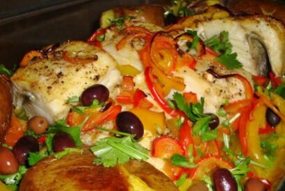 Thumbnail for Bacalhau no Forno com Pimentos