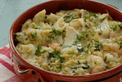 Thumbnail for Açorda de Bacalhau com Camarão e Coentros