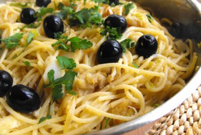 Thumbnail for Esparguete com Bacalhau Salteado – Maravilhoso!