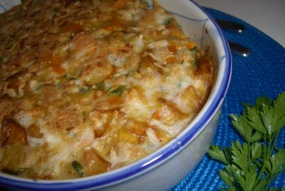 Thumbnail for Atum Gratinado com Legumes e Batatas Fritas