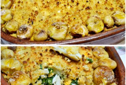 Thumbnail for Bacalhau com Grelos no Forno fica uma delicia e é super facil de fazer!!