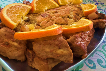 Thumbnail for Carne de Porco com Migas e Laranja à Alentejana