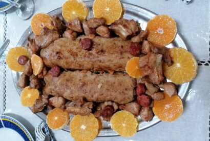 Thumbnail for Migas Alentejanas com Rojões, Entrecosto e Linguiça