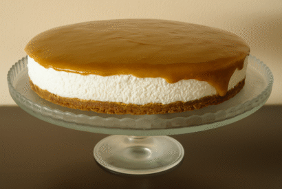 Thumbnail for Cheesecake de Leite Condensado Cozido com Base de Bolacha Maria