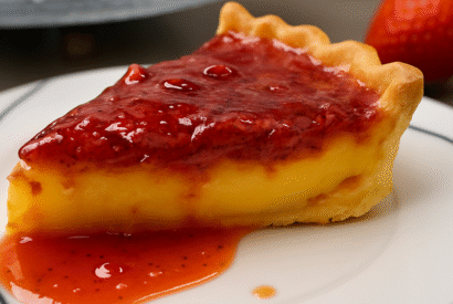 Thumbnail for Tarte de Queijo Fresco com Cobertura de Morango