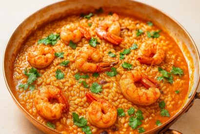 Thumbnail for Risoto de Camarão que fica uma verdadeira maravilha…