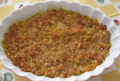 Thumbnail for Bacalhau Gratinado com Natas e Miolo de Pão Alentejano e Amêndoa