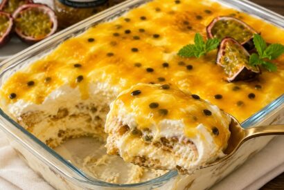 Thumbnail for Este Tiramisù FIT de Maracujá é uma sobremesa fresca, cremosa e perfeita para os dias mais quentes.