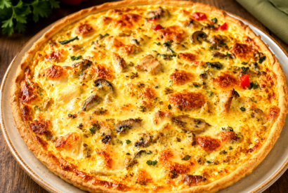 Thumbnail for Quiche de Frango com Cogumelos e Milho