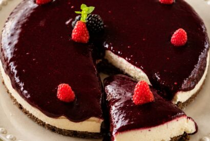 Thumbnail for Cheesecake de Frutos Vermelhos com uma cobertura deliciosa…