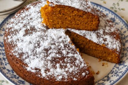Thumbnail for Bolo de Amêndoa, Laranja e Cenoura